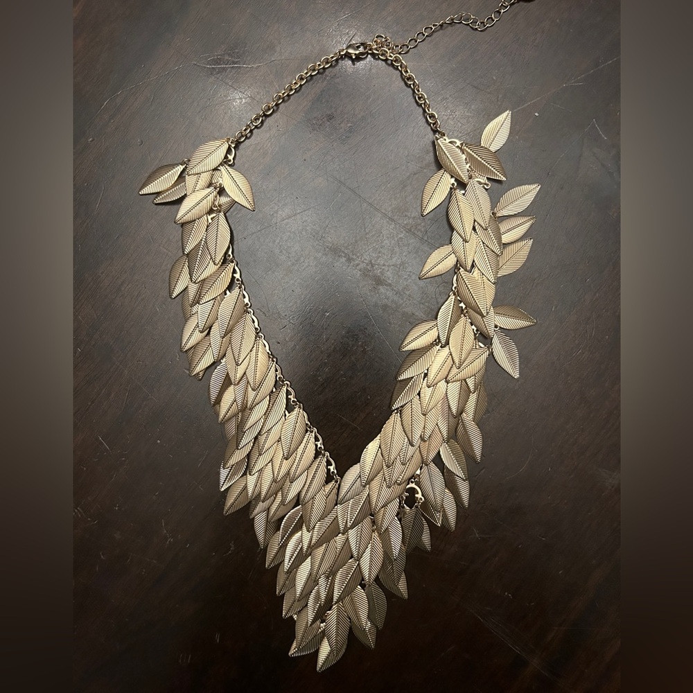 Aldo Gold Leaf Necklace